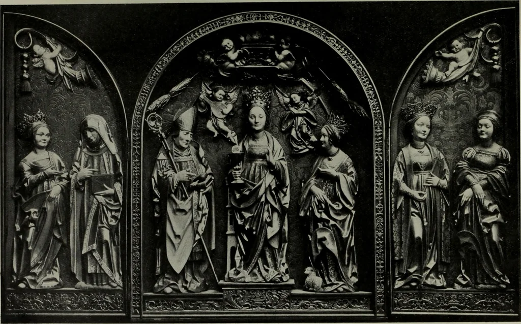 An illustration from Schwäbische Skulptur der Spätgotik, 1922, leaf 42
