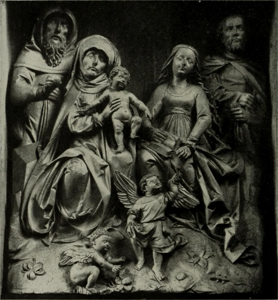 An illustration from Schwäbische Skulptur der Spätgotik, 1922, leaf 45
