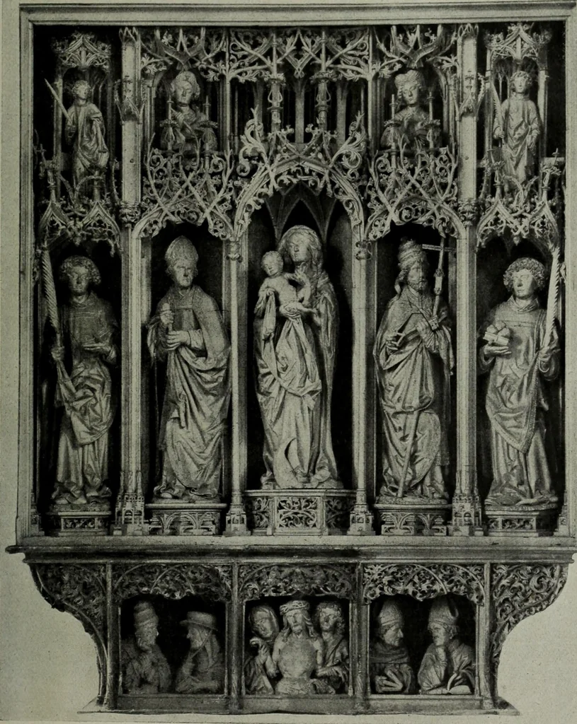 An illustration from Schwäbische Skulptur der Spätgotik, 1922, leaf 50