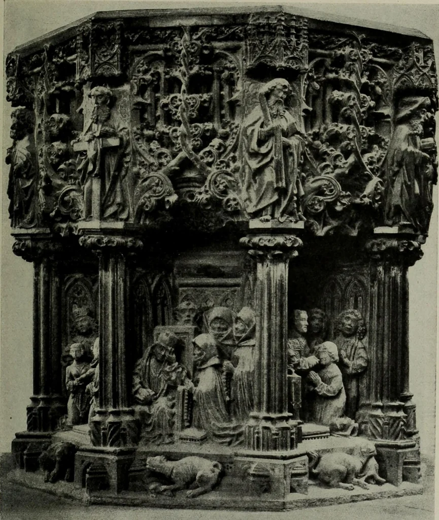 An illustration from Schwäbische Skulptur der Spätgotik, 1922, leaf 56