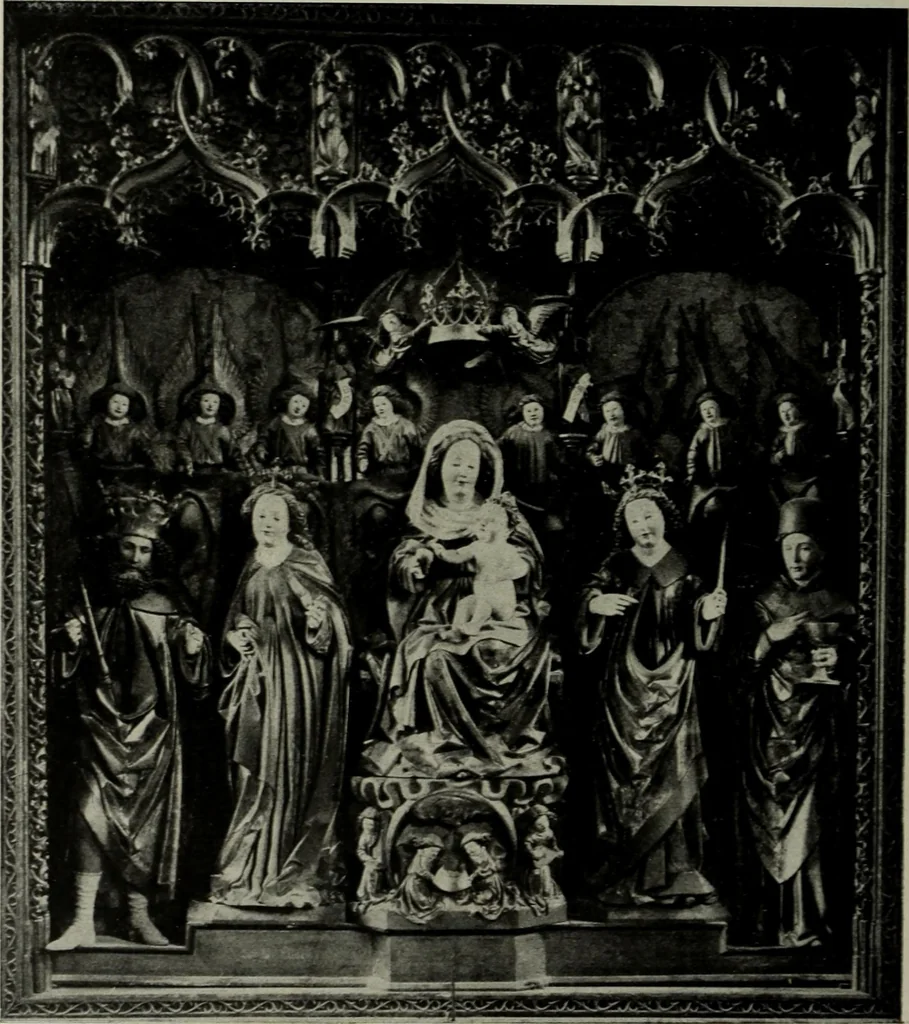 An illustration from Schwäbische Skulptur der Spätgotik, 1922, leaf 63