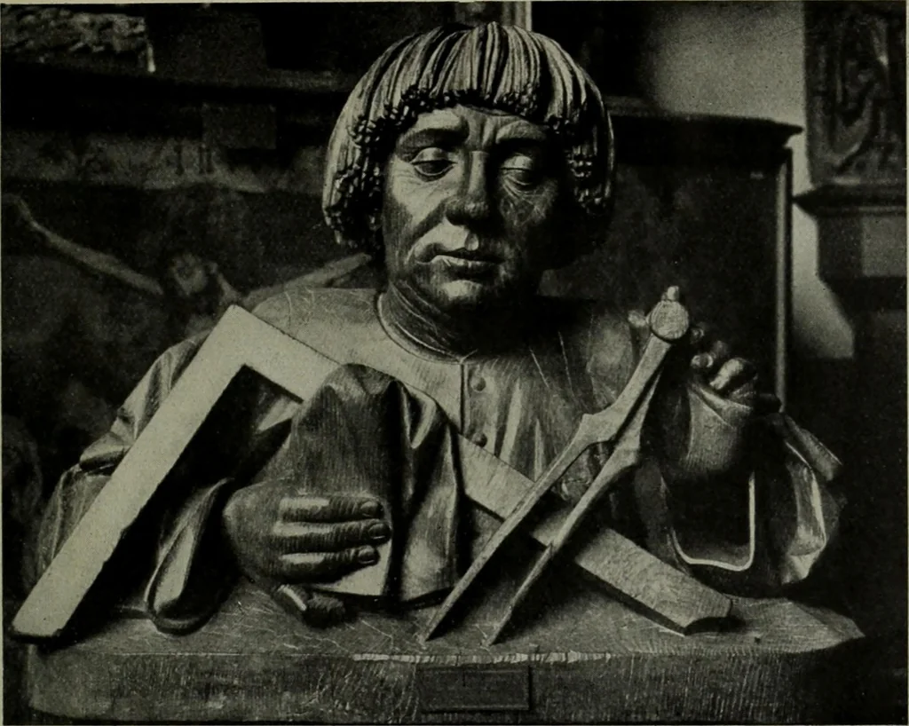 An illustration from Schwäbische Skulptur der Spätgotik, 1922, leaf 68