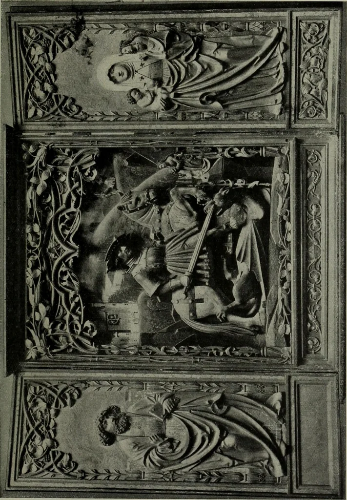 An illustration from Schwäbische Skulptur der Spätgotik, 1922, leaf 70