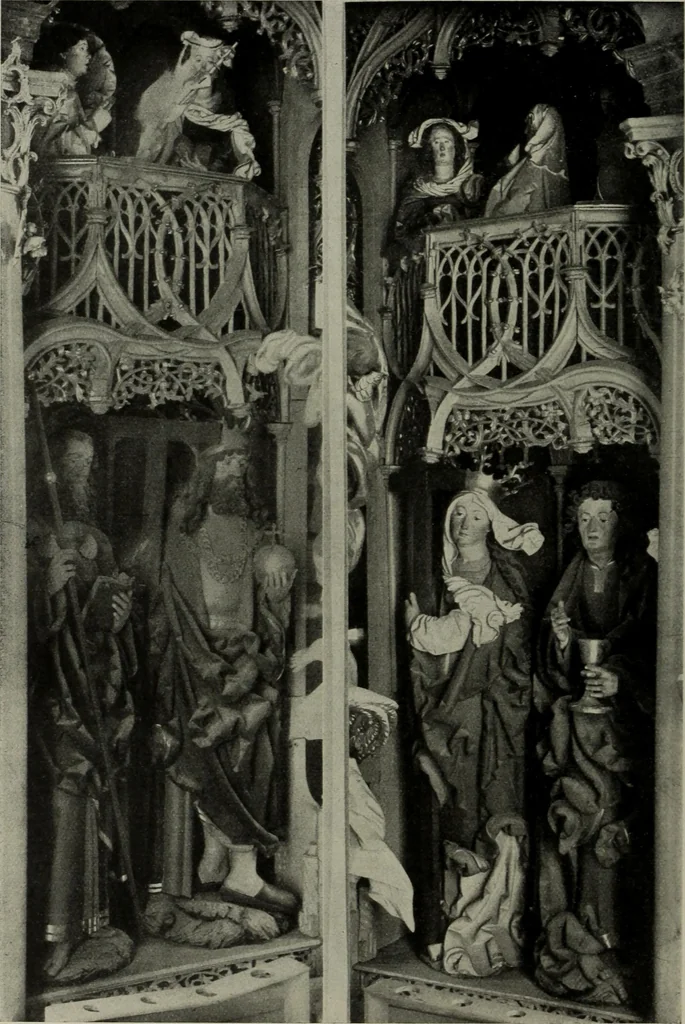 An illustration from Schwäbische Skulptur der Spätgotik, 1922, leaf 71