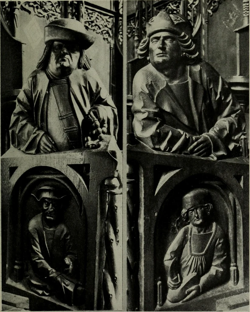 An illustration from Schwäbische Skulptur der Spätgotik, 1922, leaf 72