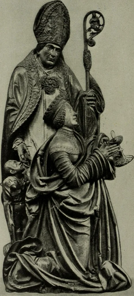 An illustration from Schwäbische Skulptur der Spätgotik, 1922, leaf 77