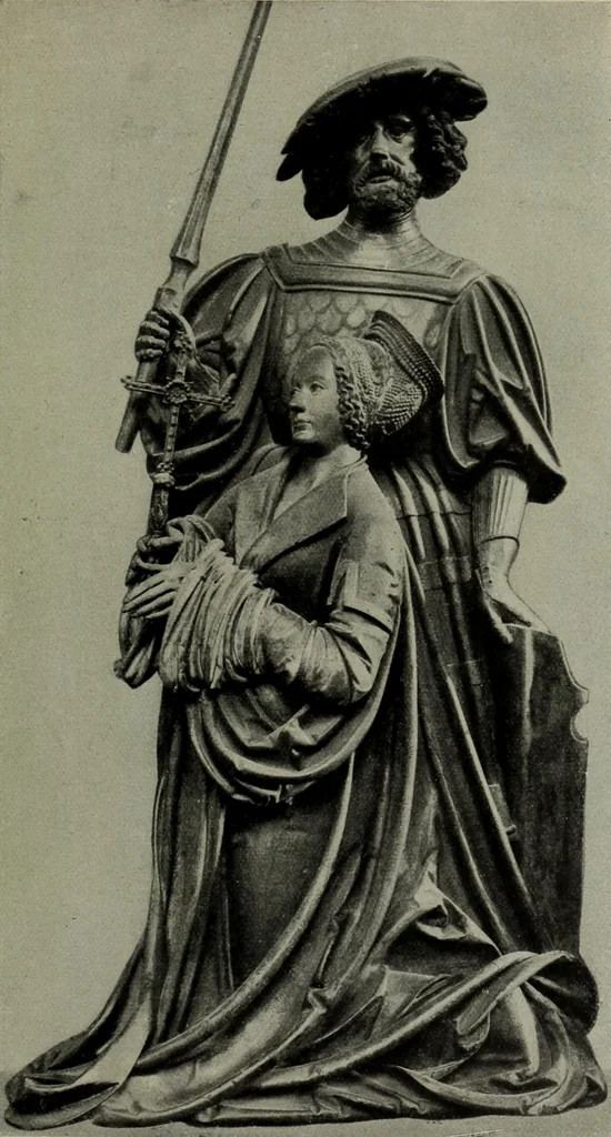 An illustration from Schwäbische Skulptur der Spätgotik, 1922, leaf 78
