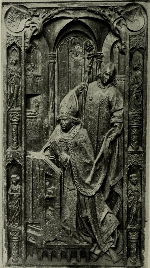 An illustration from Schwäbische Skulptur der Spätgotik, 1922, leaf 89