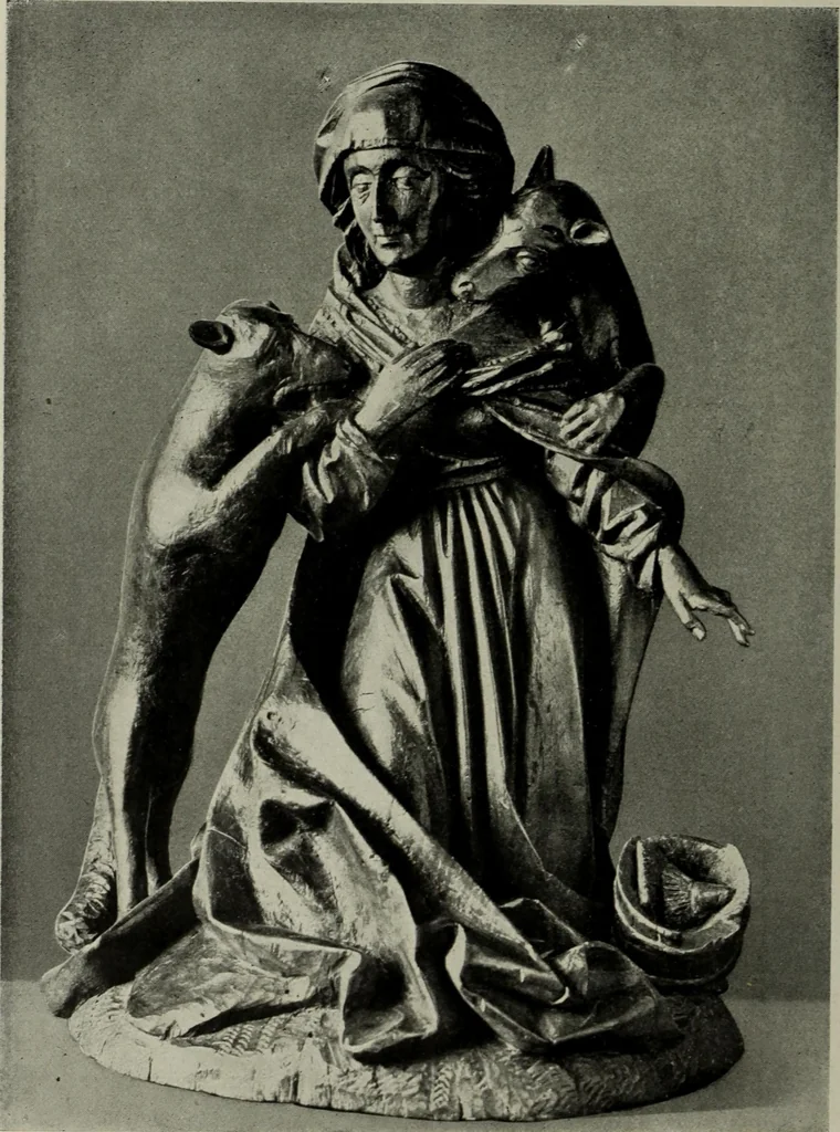 An illustration from Schwäbische Skulptur der Spätgotik, 1922, leaf 93