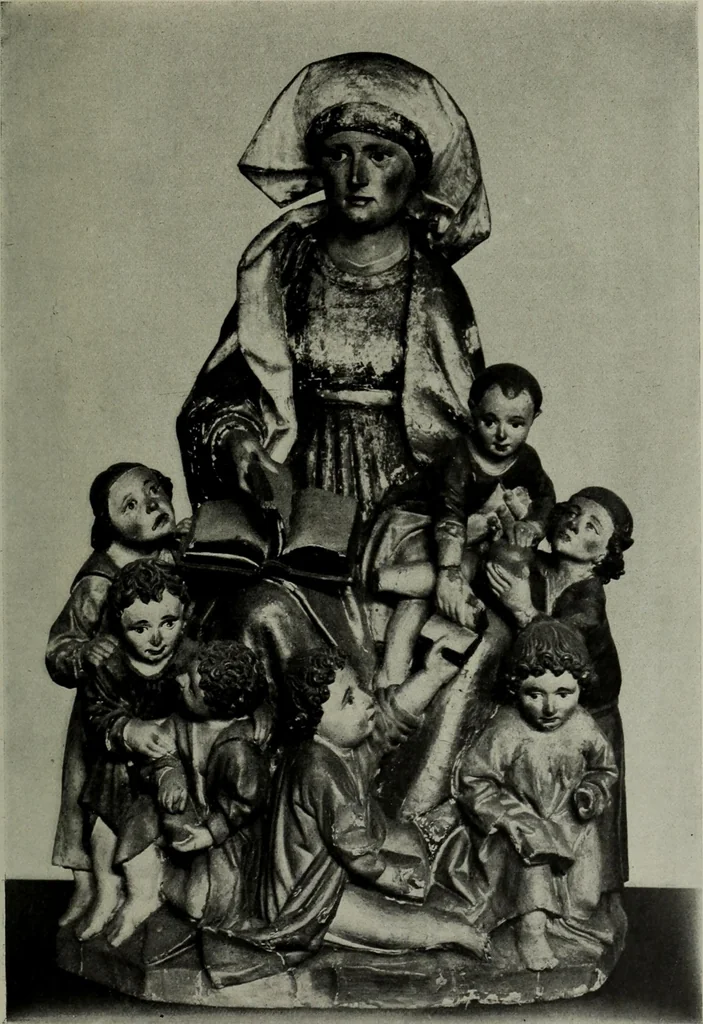 An illustration from Schwäbische Skulptur der Spätgotik, 1922, leaf 94