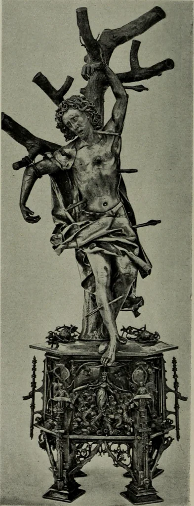 An illustration from Schwäbische Skulptur der Spätgotik, 1922, leaf 95