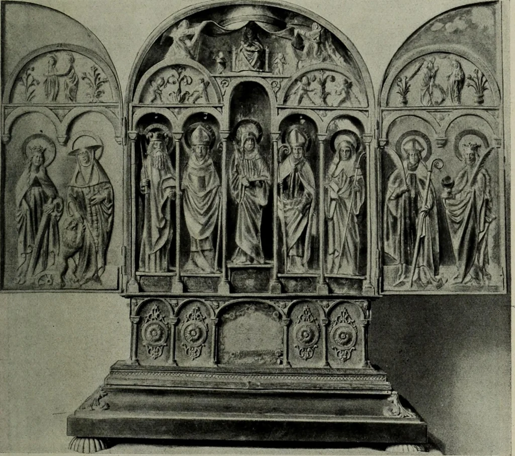 An illustration from Schwäbische Skulptur der Spätgotik, 1922, leaf 96