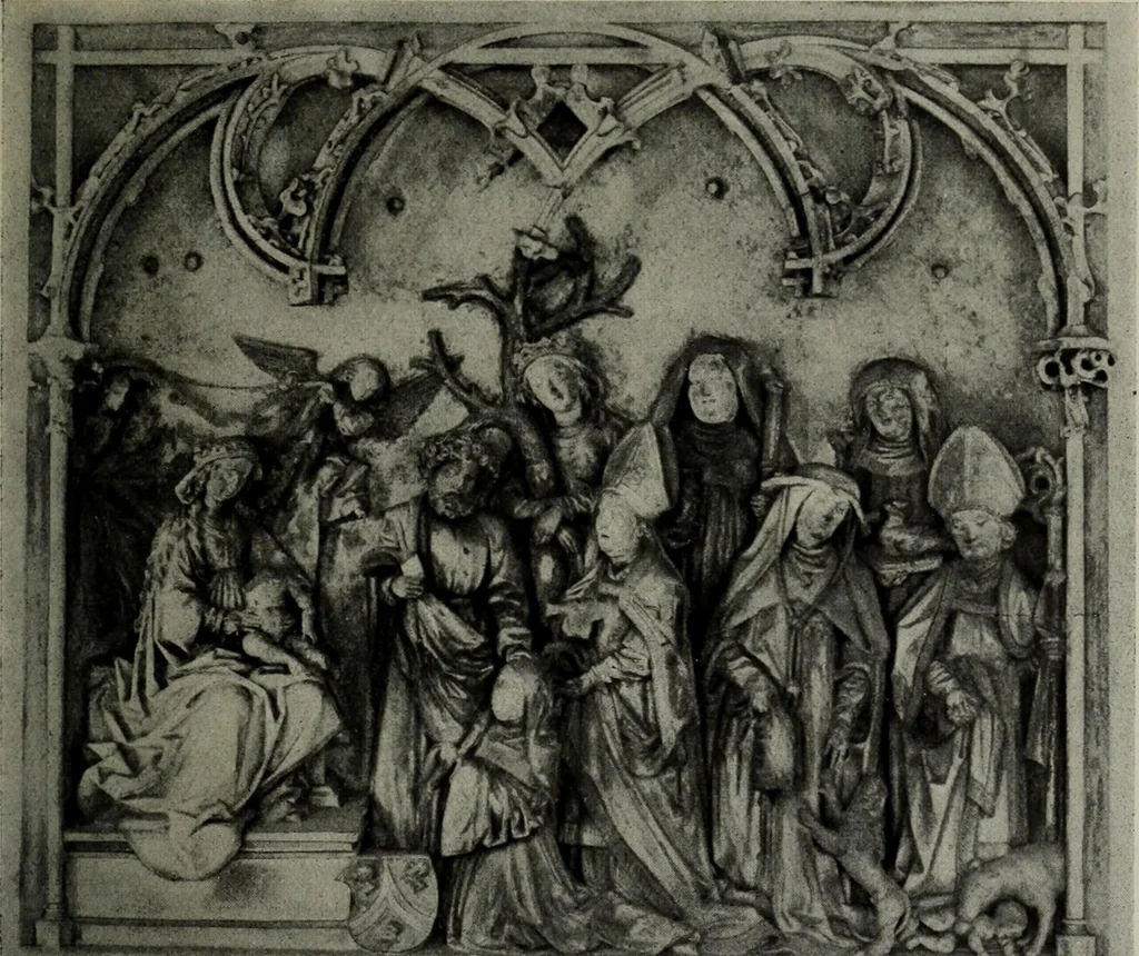 An illustration from Schwäbische Skulptur der Spätgotik, 1922, leaf 98