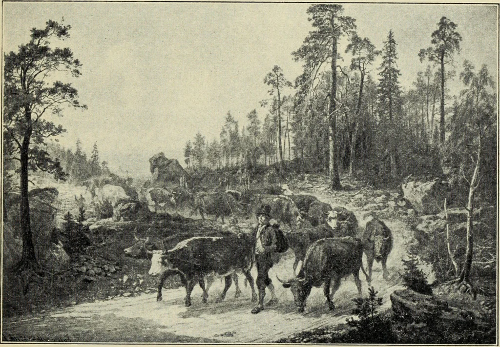 An illustration from Schwedische kunst des 19. Jahrhunderts, 1904, leaf 64