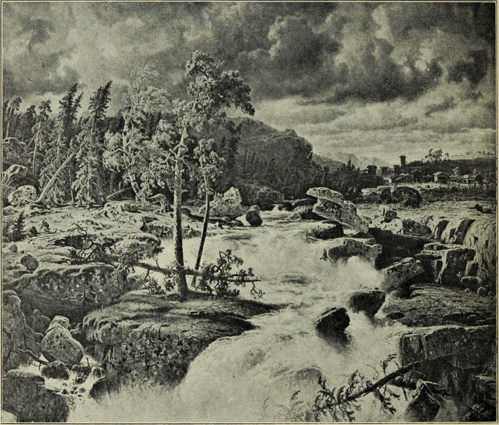 An illustration from Schwedische kunst des 19. Jahrhunderts, 1904, leaf 65