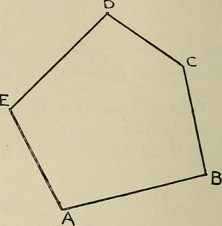 An illustration from Science and art drawing : complete geometrical course ; consisting of plane and solid geometry, orthographic and isometric projection, projection of shadow's the principles of map projection, graphic arithmetic and graphic statics, 1895, leaf 171
