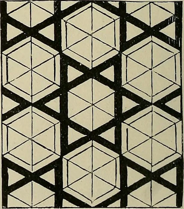 An illustration from Science and art drawing : complete geometrical course ; consisting of plane and solid geometry, orthographic and isometric projection, projection of shadow's the principles of map projection, graphic arithmetic and graphic statics, 1895, leaf 51
