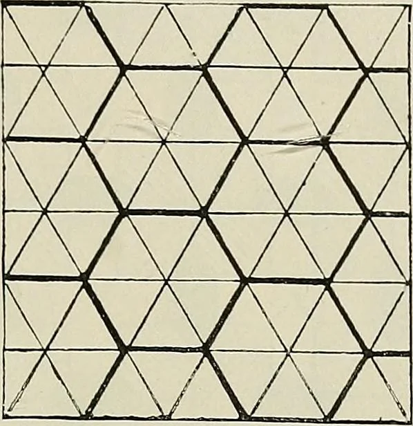 An illustration from Science and art drawing : complete geometrical course ; consisting of plane and solid geometry, orthographic and isometric projection, projection of shadow's the principles of map projection, graphic arithmetic and graphic statics, 1895, leaf 52