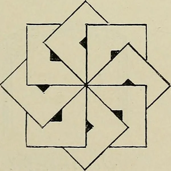 An illustration from Science and art drawing : complete geometrical course ; consisting of plane and solid geometry, orthographic and isometric projection, projection of shadow's the principles of map projection, graphic arithmetic and graphic statics, 1895, leaf 52