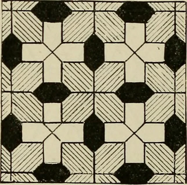 An illustration from Science and art drawing : complete geometrical course ; consisting of plane and solid geometry, orthographic and isometric projection, projection of shadow's the principles of map projection, graphic arithmetic and graphic statics, 1895, leaf 53