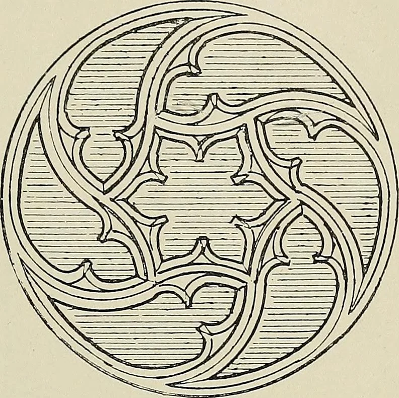 An illustration from Science and art drawing : complete geometrical course ; consisting of plane and solid geometry, orthographic and isometric projection, projection of shadow's the principles of map projection, graphic arithmetic and graphic statics, 1895, leaf 82