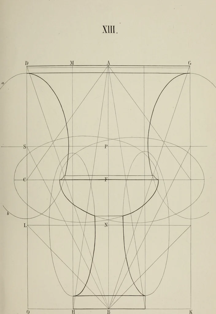 An illustration from The science of beauty, as developed in nature and applied in art, 1856, leaf 130
