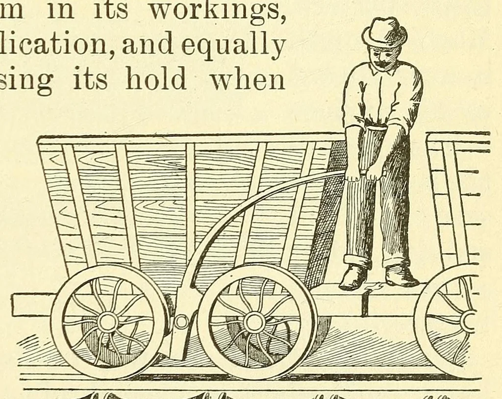 An illustration from The science of railways, 1904, leaf 315