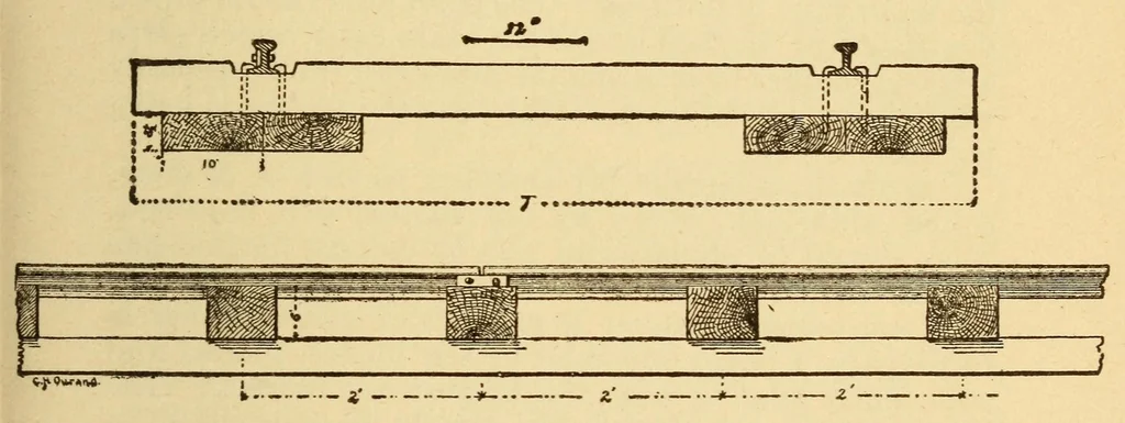 An illustration from The science of railways, 1904, leaf 231