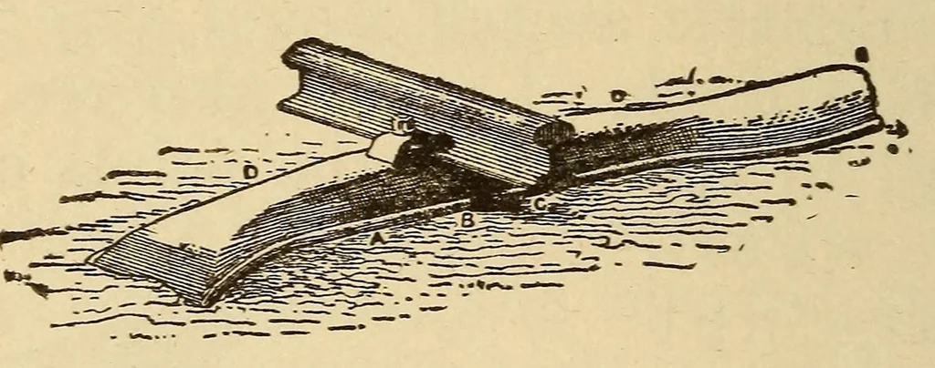 An illustration from The science of railways, 1904, leaf 320