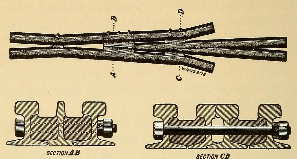 An illustration from The science of railways, 1904, leaf 232