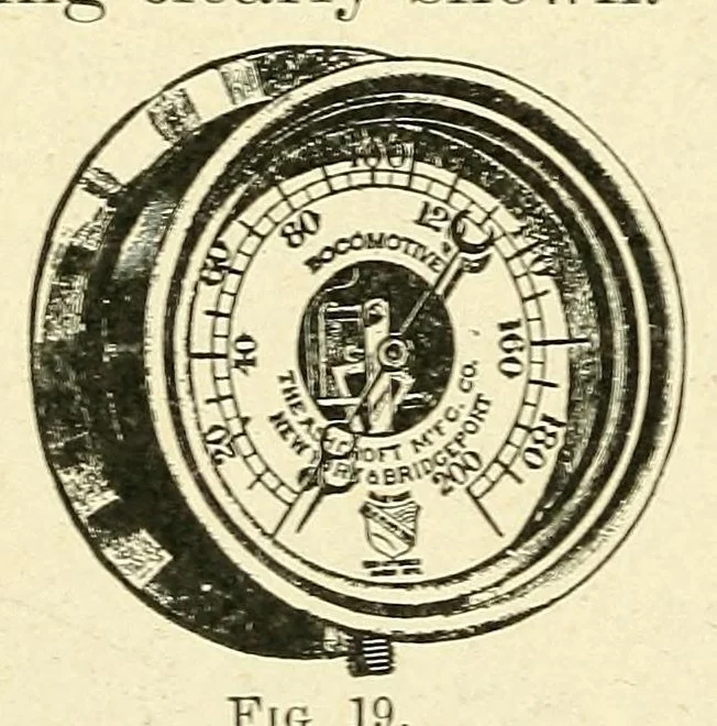 An illustration from The science of railways, 1904, leaf 110