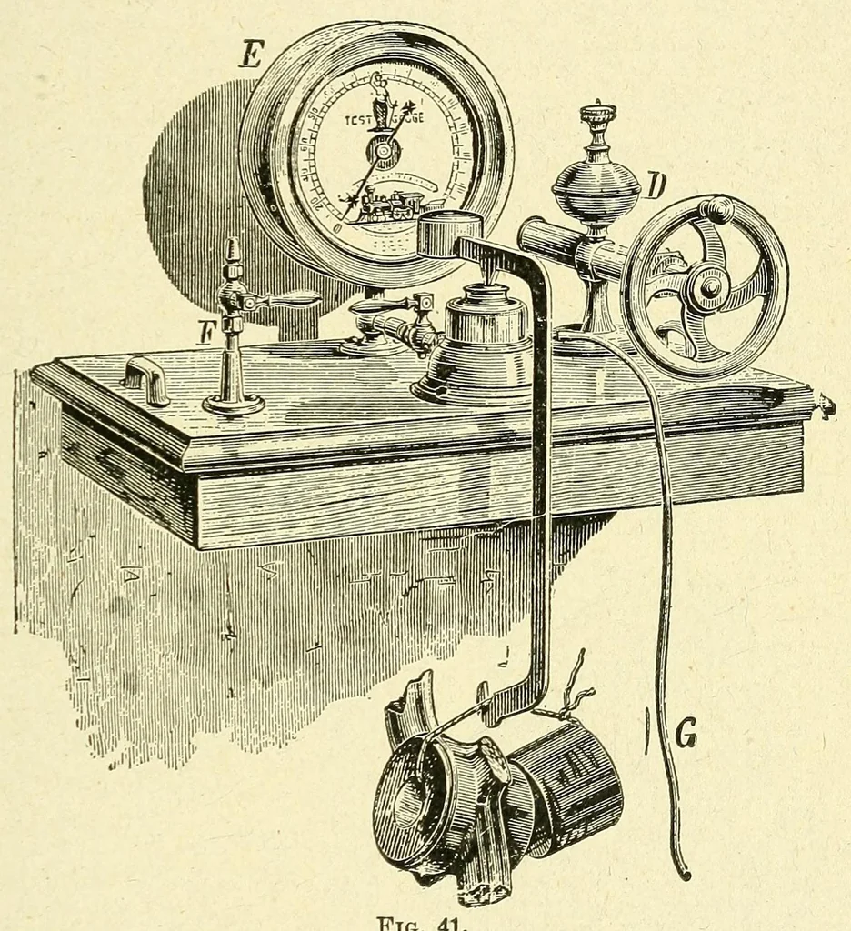 An illustration from The science of railways, 1904, leaf 125