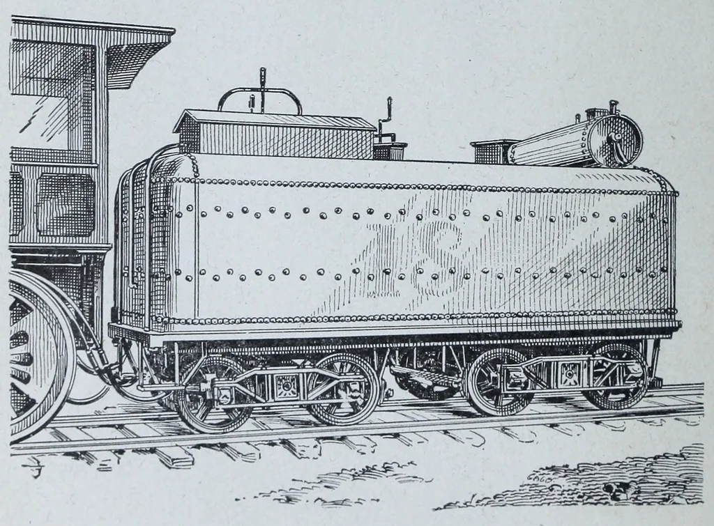 An illustration from The science of railways, 1904, leaf 20