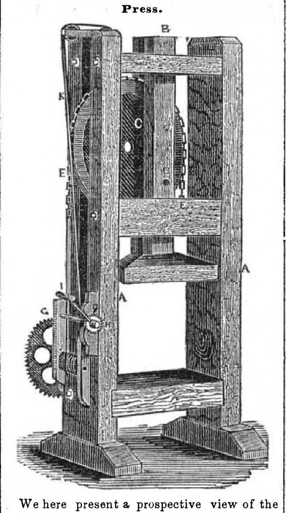 An illustration from Scientific American, Vol. 5, No. 40 (June 1850), 1850, leaf 0