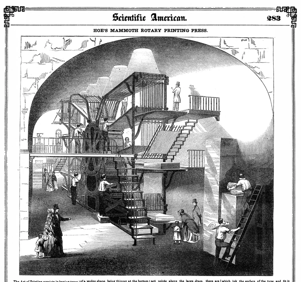 An illustration from Scientific American, Vol. 6, No. 36 (May 1851), 1851, leaf 2