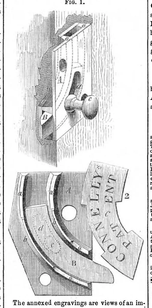 An illustration from Scientific American, Vol. 9, No. 39 (June 1854), 1854, leaf 7