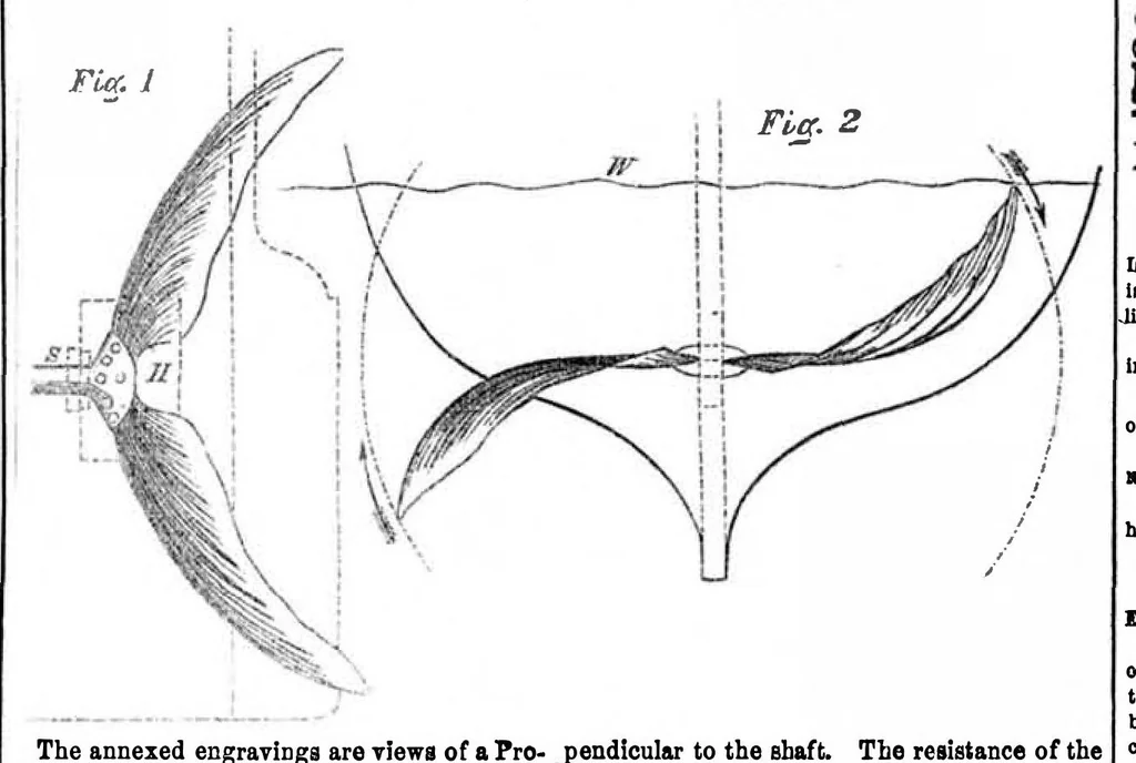 An illustration from Scientific American, Vol. 9, No. 48 (August 1854), 1854, leaf 7
