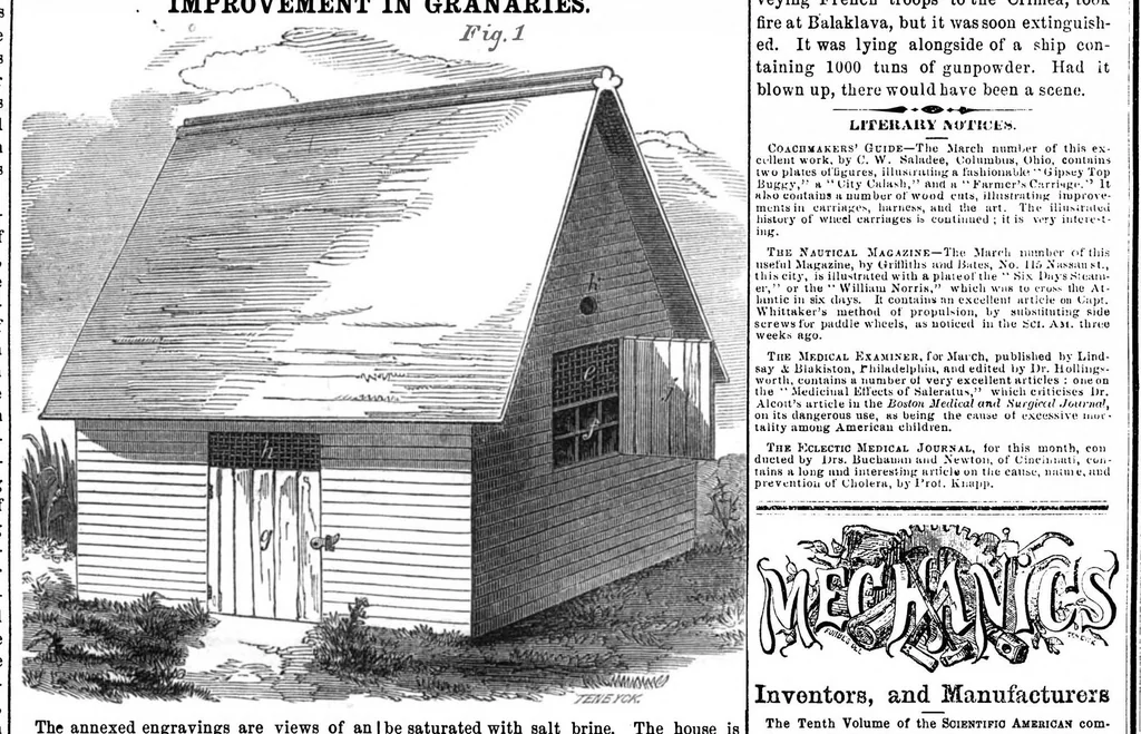 An illustration from Scientific American, Vol. 10, No. 27 (March 1855), 1855, leaf 7