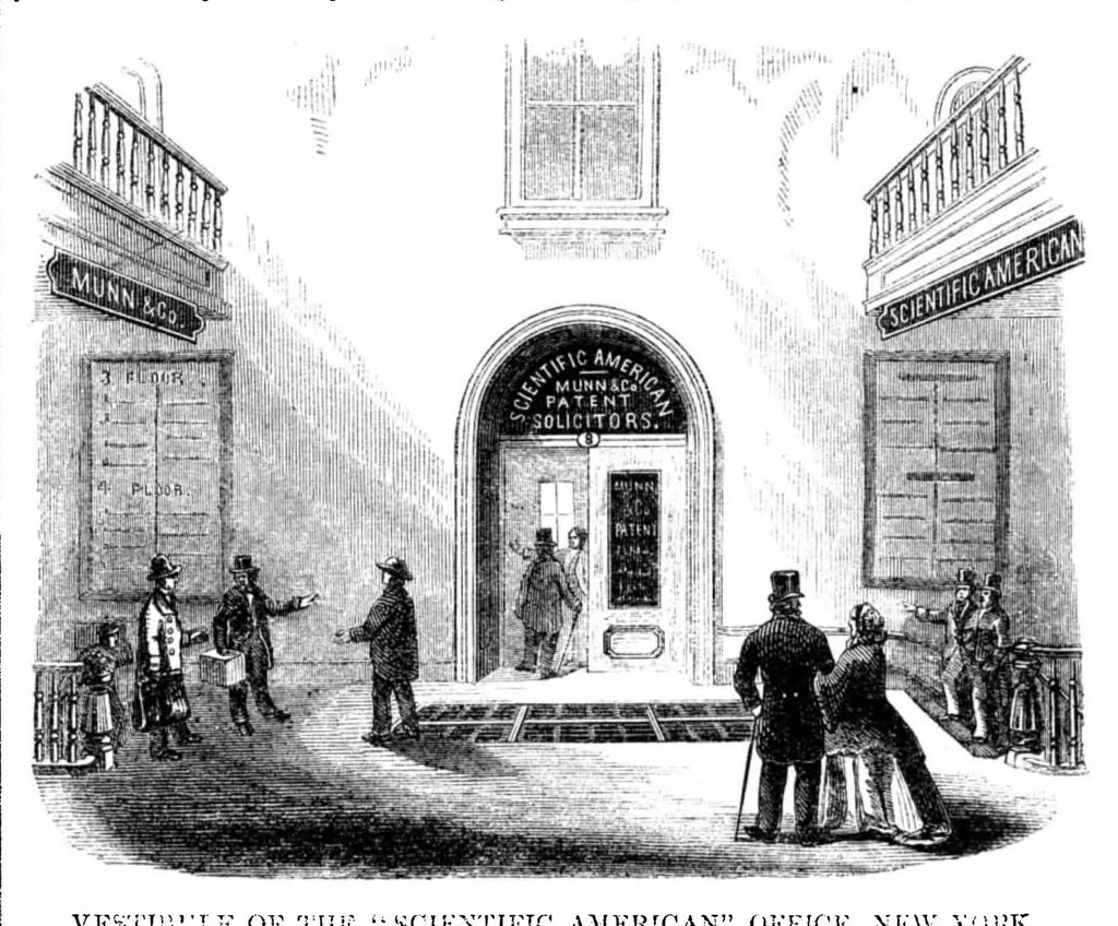 An illustration from Scientific American, Vol. 14, No. 32 (April 1859), 1859, leaf 7