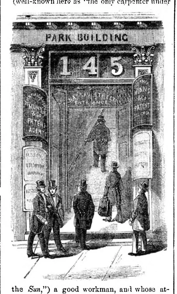 An illustration from Scientific American, Vol. 14, No. 32 (April 1859), 1859, leaf 7
