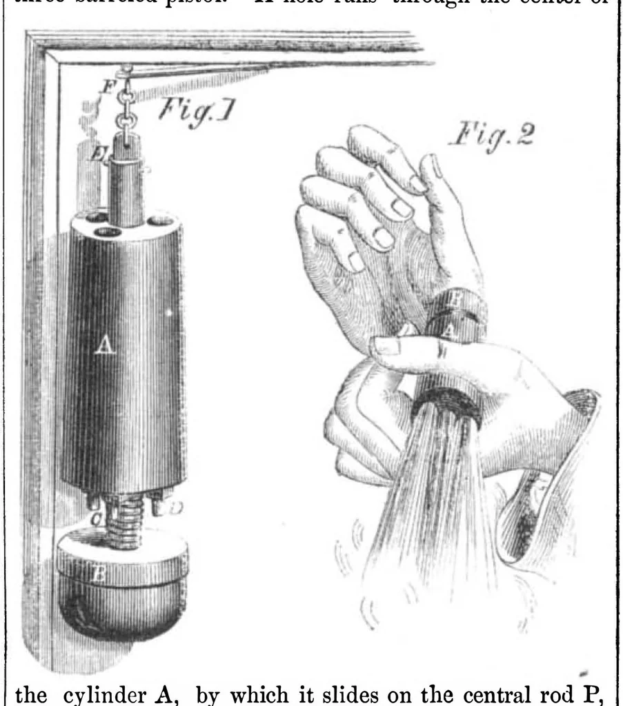 An illustration from Scientific American, Vol. 1, No. 3 (July 1859), 1859, leaf 7