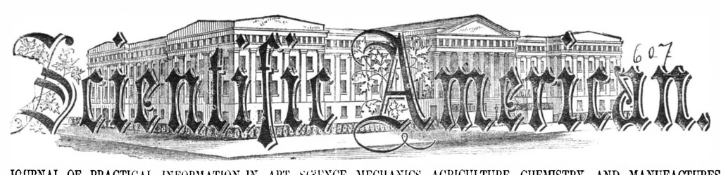 An illustration from Scientific American, Vol. 2, No. 1 (January 1860), 1860, leaf 1