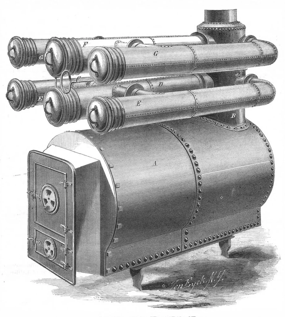 An illustration from Scientific American, Vol. 5, No. 14 (October 1861), 1861, leaf 7