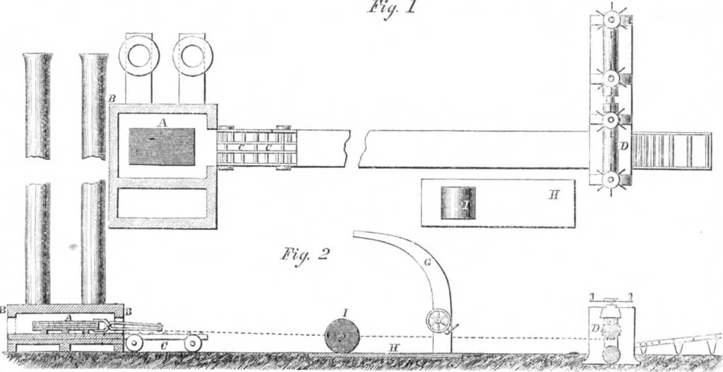 An illustration from Scientific American, Vol. 6, No. 15 (April 1862), 1862, leaf 4