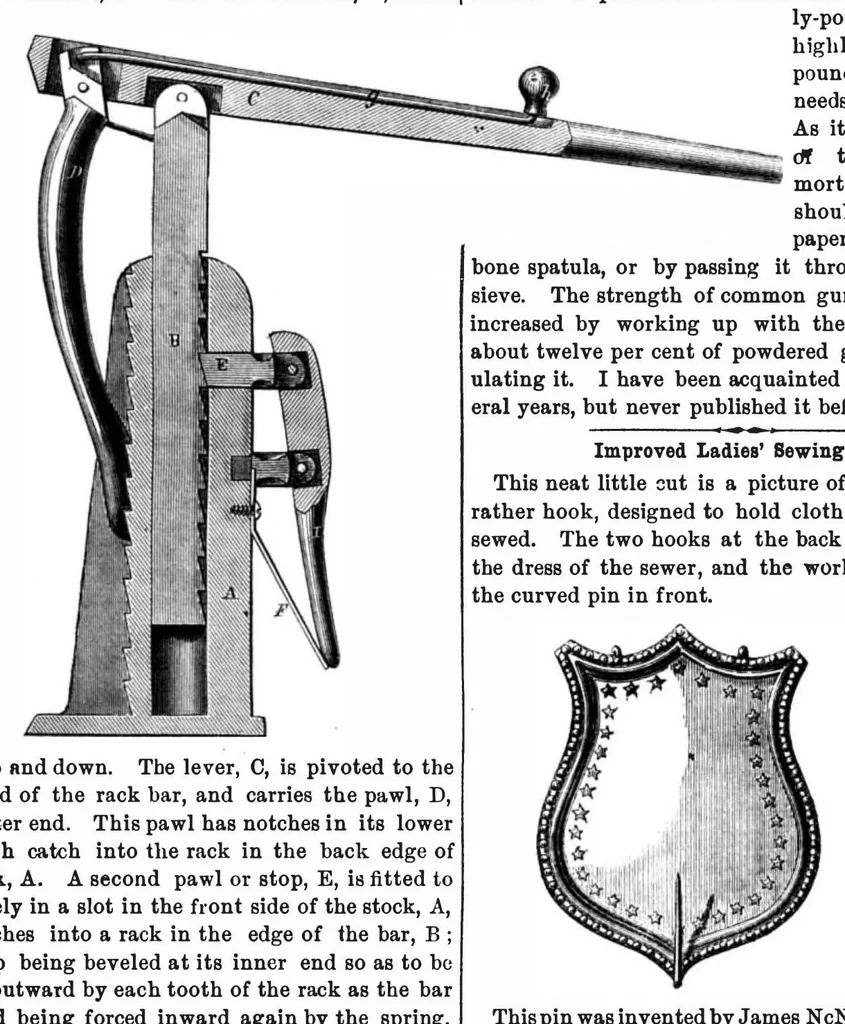An illustration from Scientific American, Vol. 7, No. 11 (September 1862), 1862, leaf 15