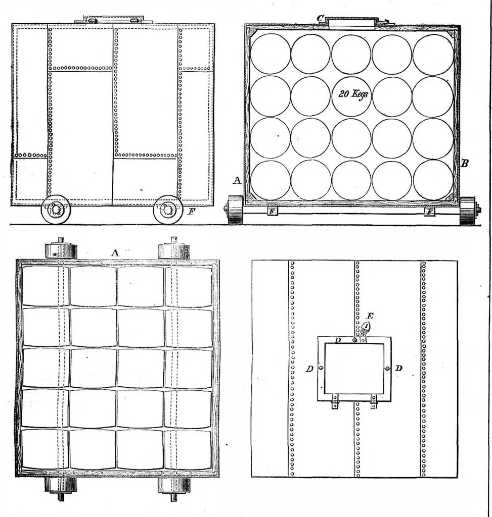 An illustration from Scientific American, Vol. 9, No. 16 (October 1863), 1863, leaf 15