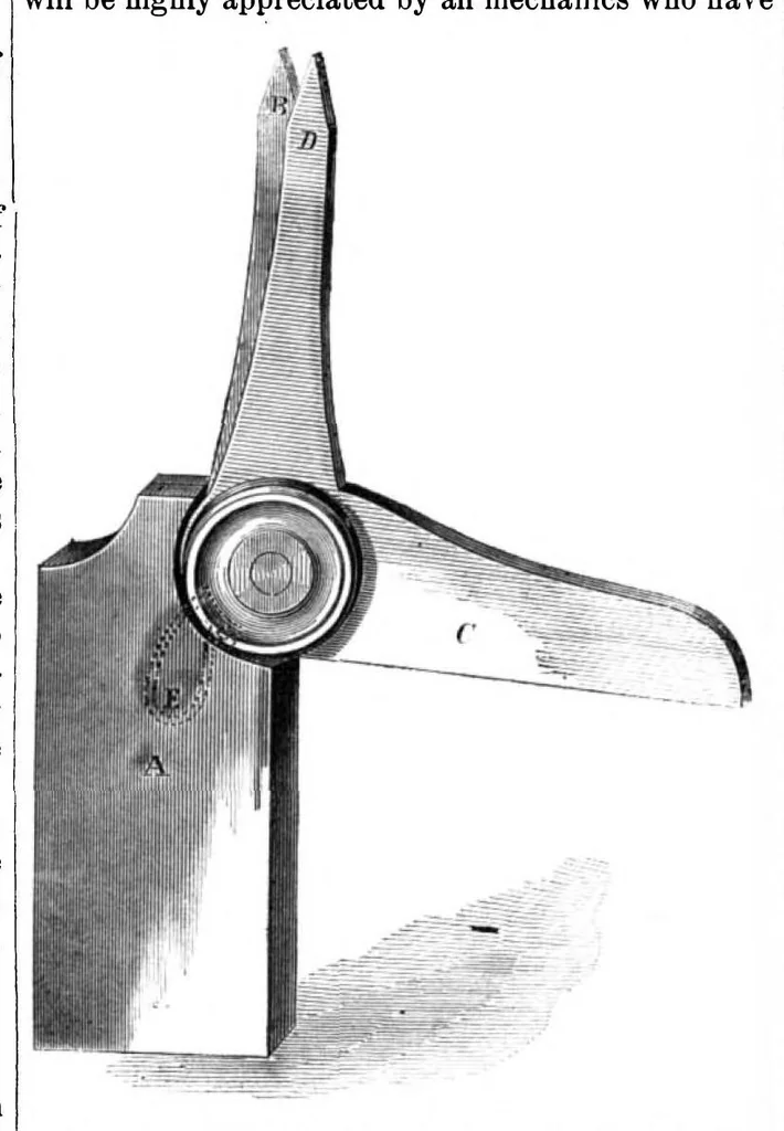 An illustration from Scientific American, Vol. 10, No. 19 (May 1864), 1864, leaf 7
