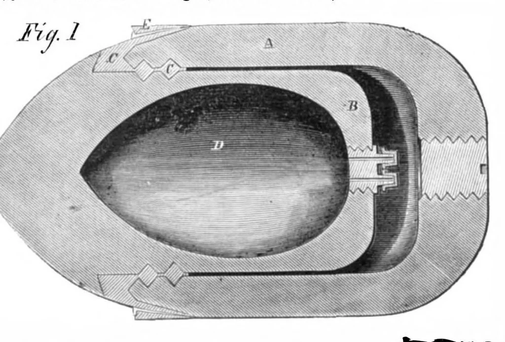 An illustration from Scientific American, Vol. 11, No. 26 (December 1864), 1864, leaf 5
