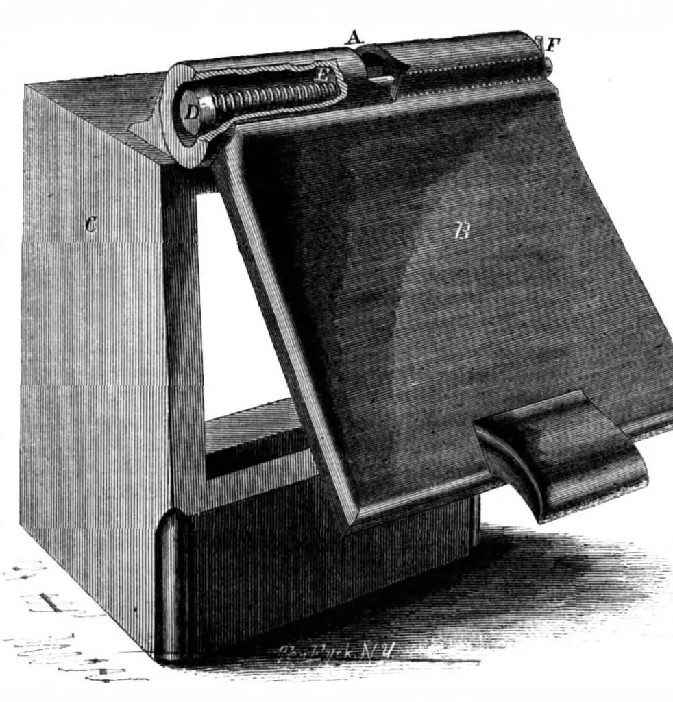 An illustration from Scientific American, Vol. 12, No. 1 (January 1865), 1865, leaf 6