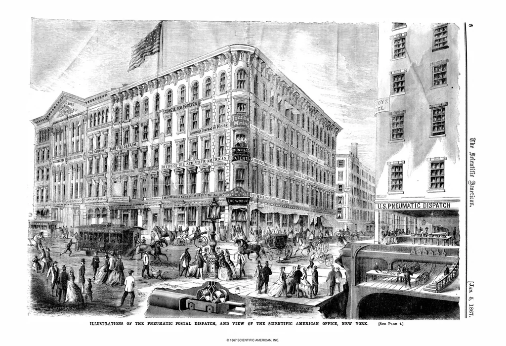 An illustration from Scientific American, Vol. 16, No. 1 (January 1867), 1867, leaf 8